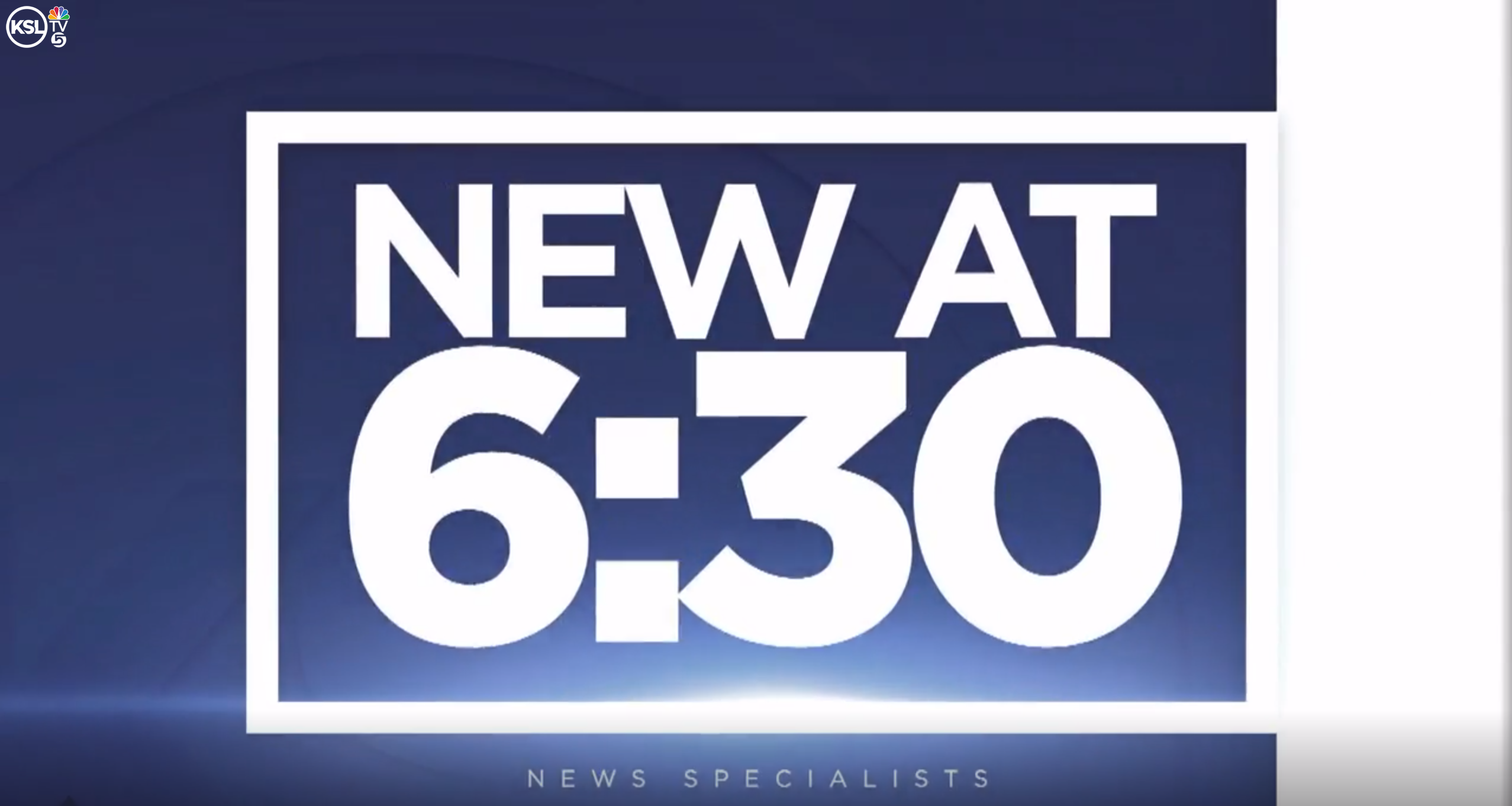 KSLTV graphic showing ‘New at 6:30’ from a news feature about Buddies4Life